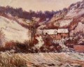 Snow Effect at Limetz Claude Monet